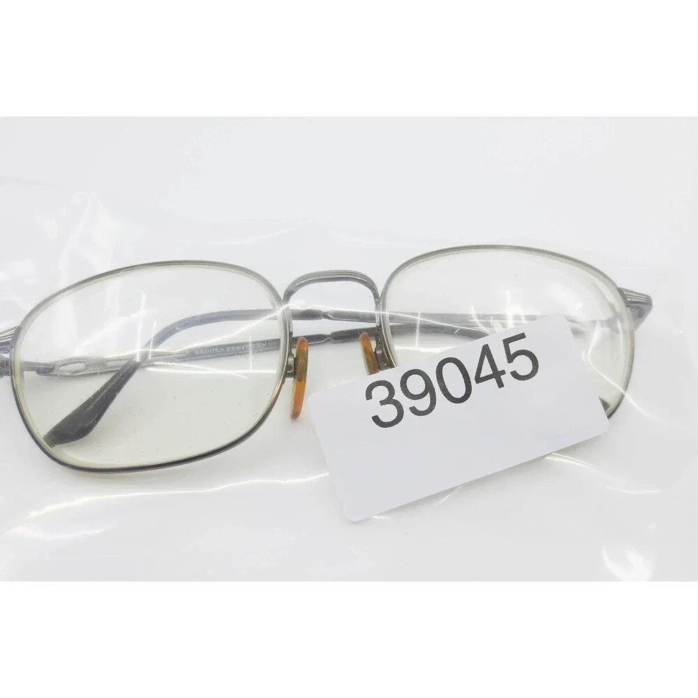 Brooks Brothers BB 170 1112 Gunmetal Gray Oval Eyeglass Frames 54-20-135 Italy